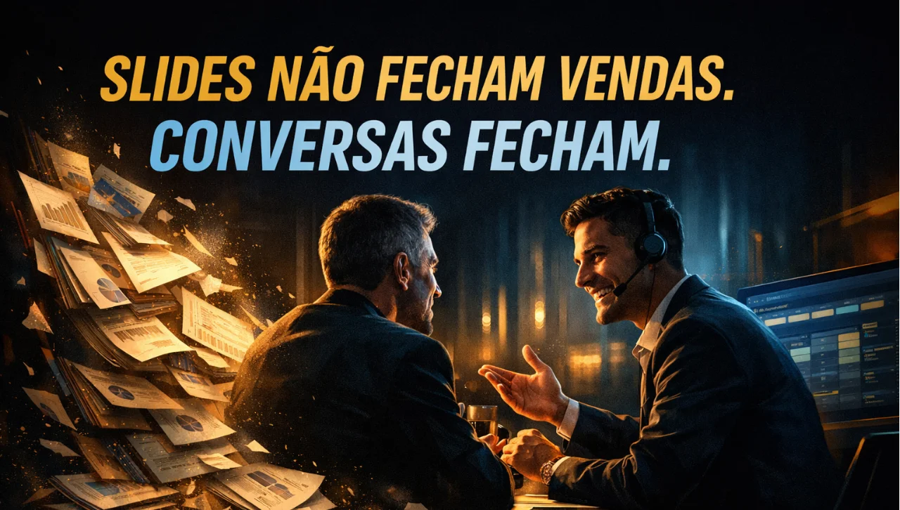 PowerPoint na call: por que bons vendedores evitam usar slides