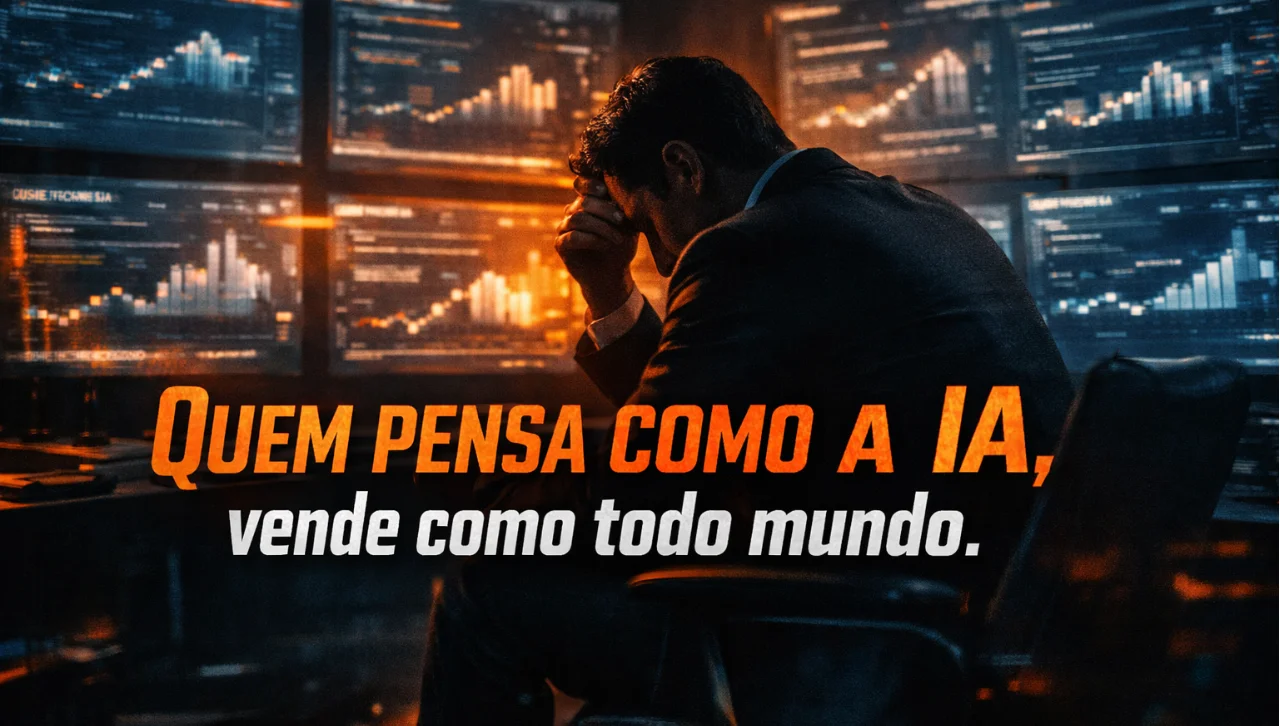 Erro dos gestores com IA em vendas: como usar inteligência artificial sem virar commodity