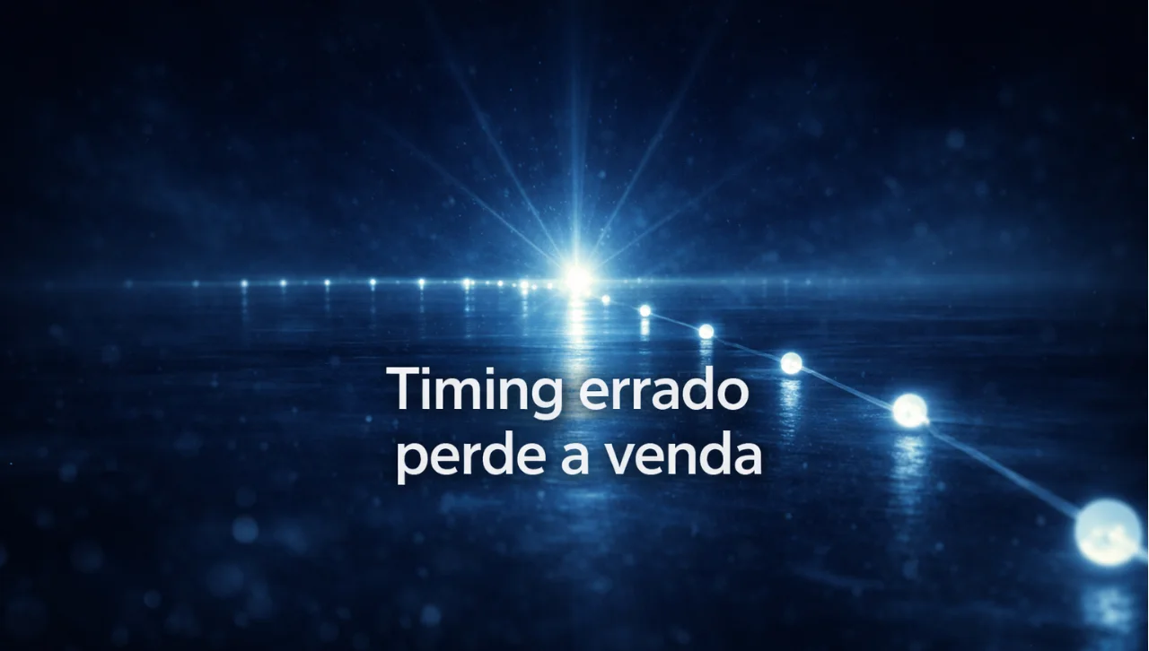 Quando fechar uma venda: o erro que faz você perder o timing